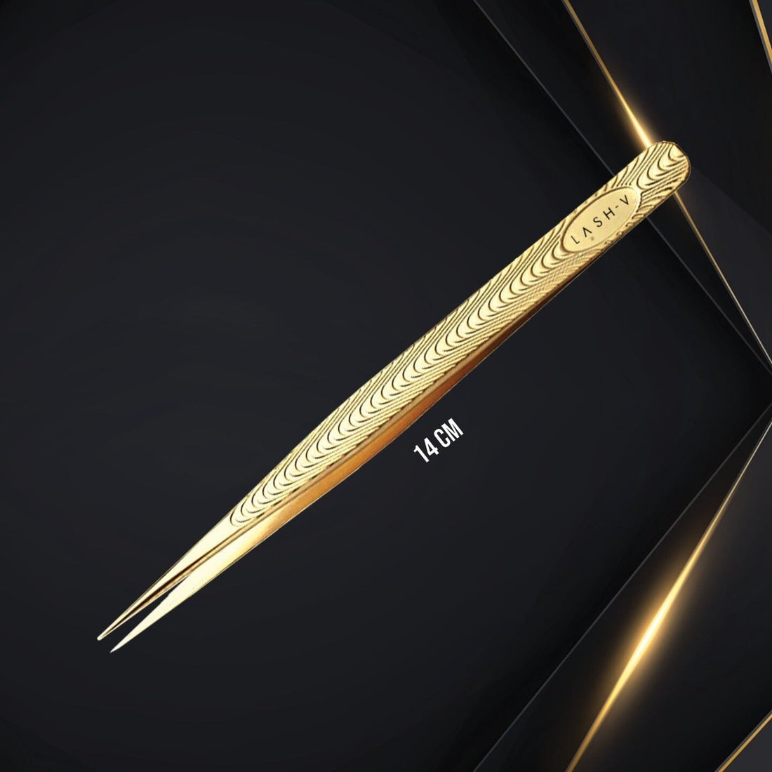 Luxe Gold Tweezers - Straight #1 - One V Salon