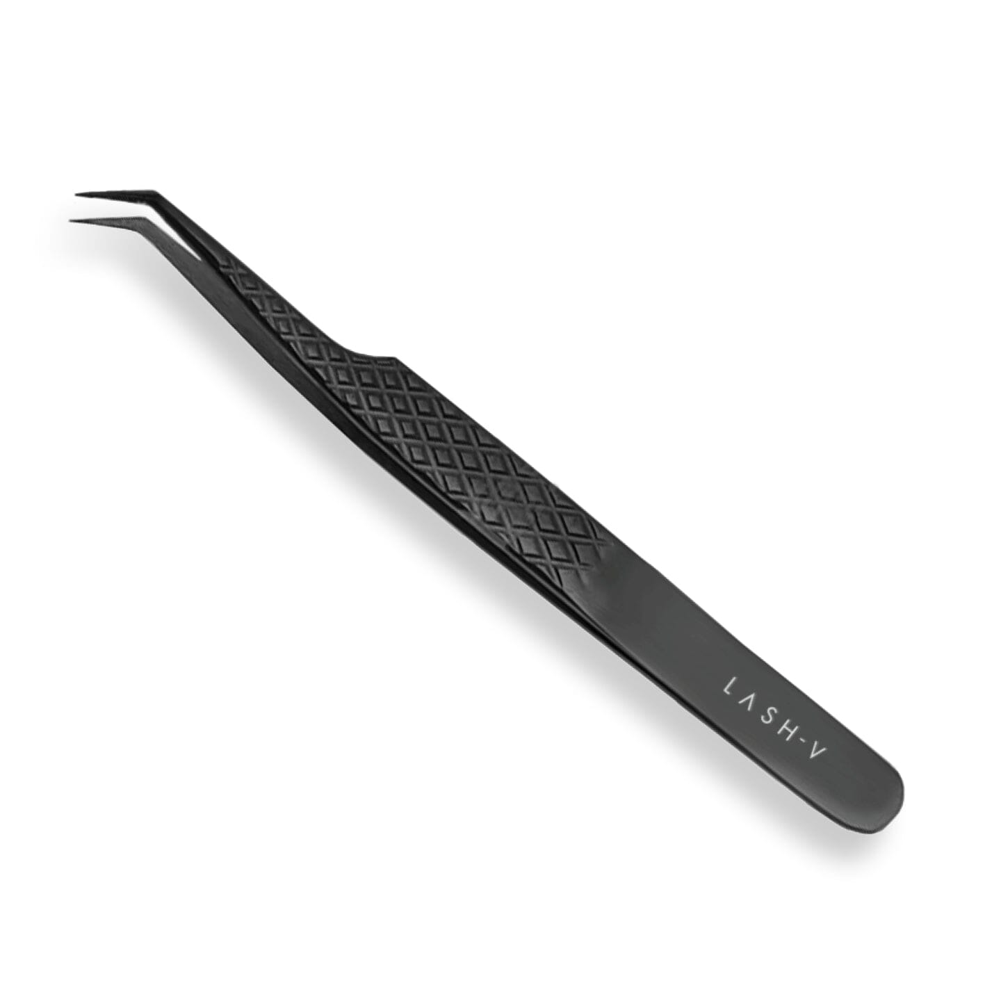 Titanium Eyelash Tweezers - 45° #4 - One V Salon
