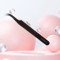 Titanium Eyelash Tweezers - Crane #1 - One V Salon